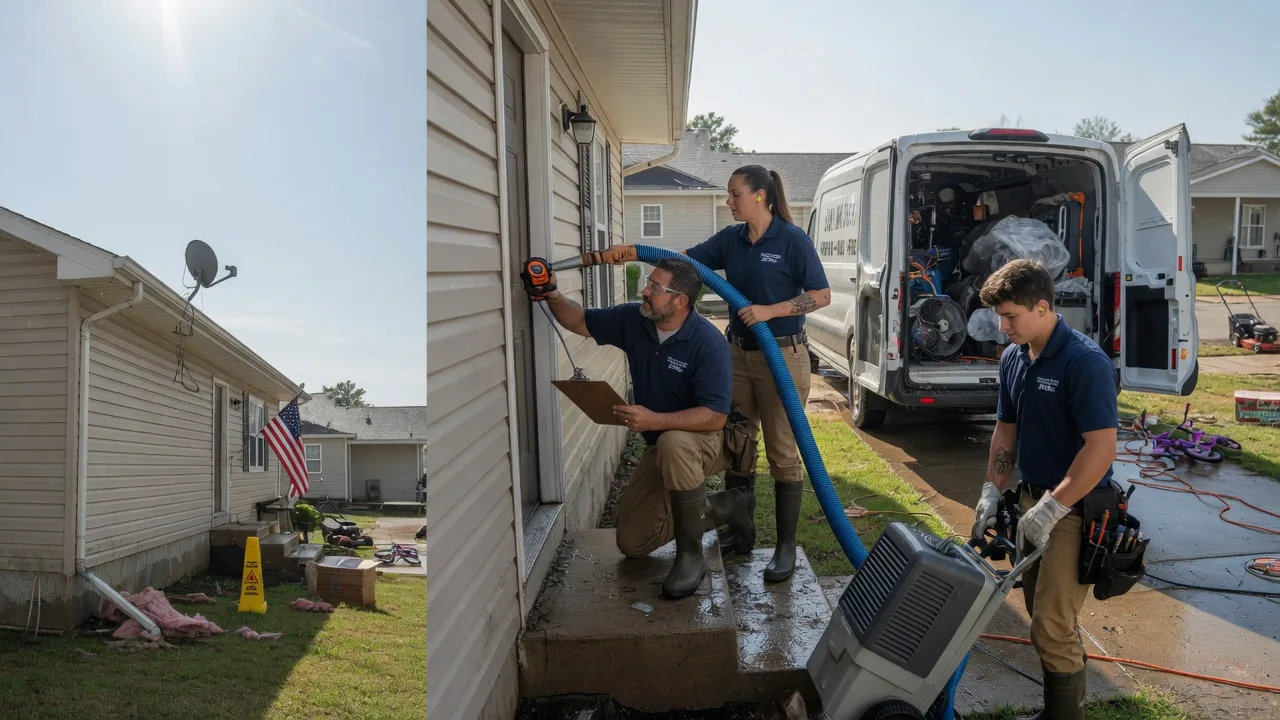 Ceiling Water Damage Restoration in Bancroft, WI near me